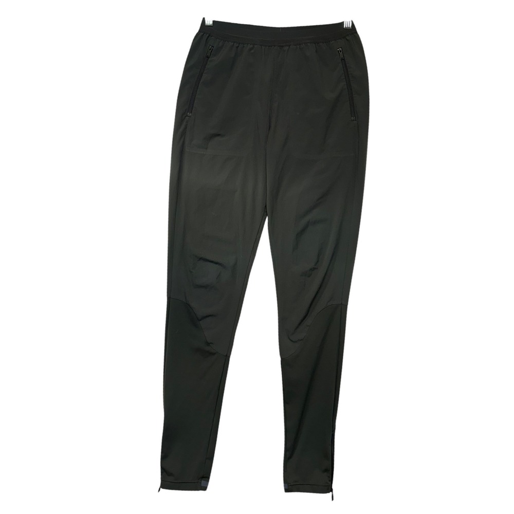 COS Active Black Performance Running Joggers Ankle Zip Mens Size Medium